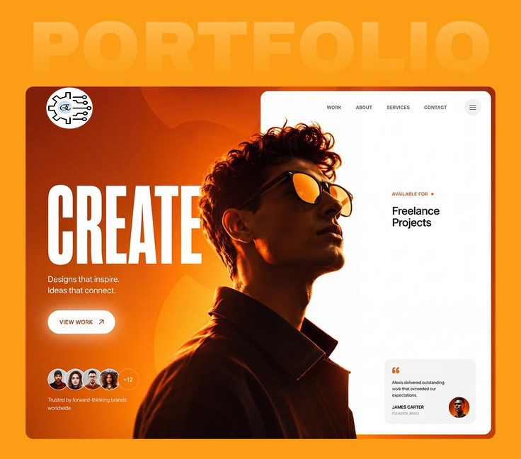 Portfolio & Personal Websites service visual