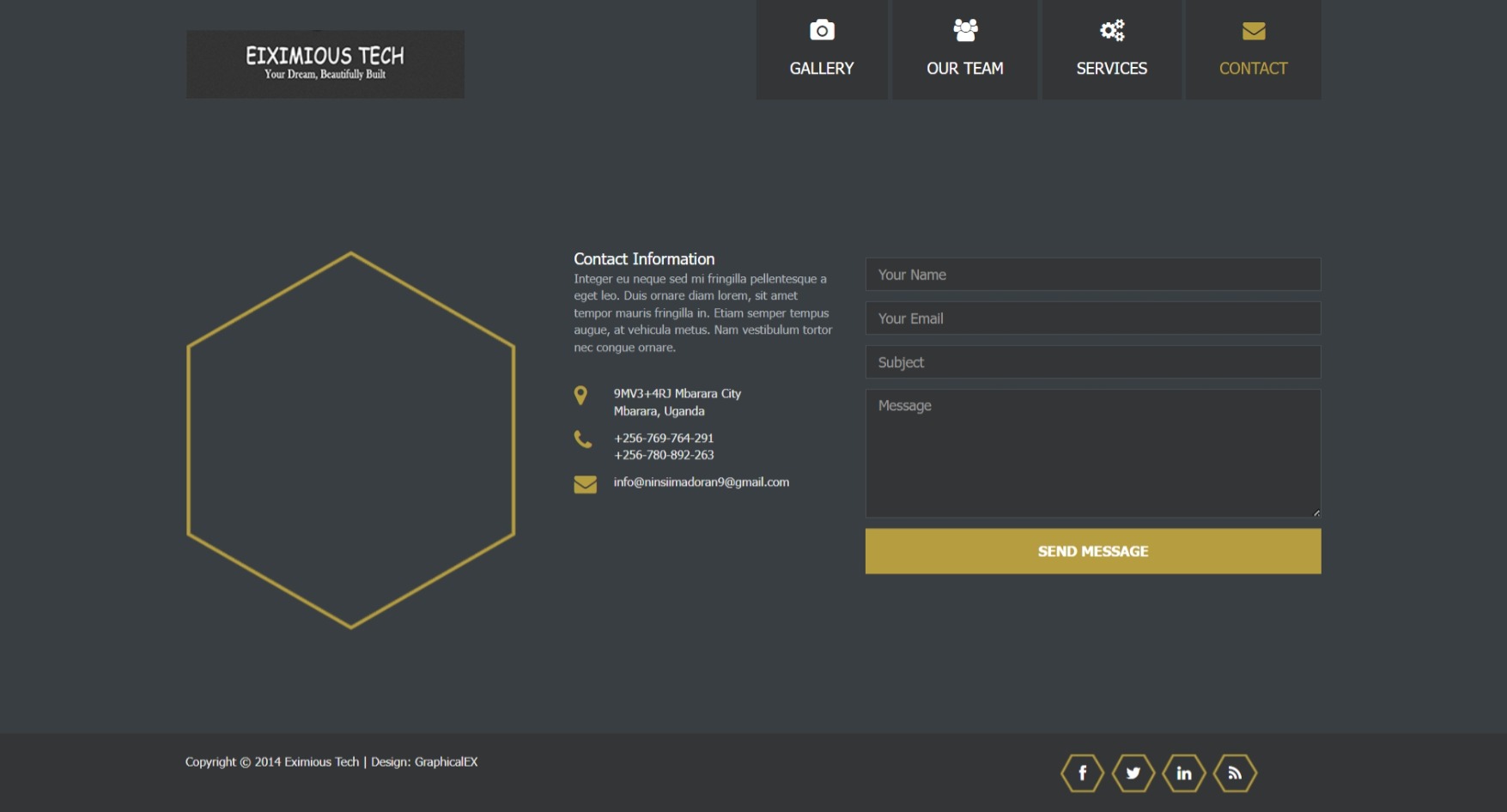 Website design visual sample 1